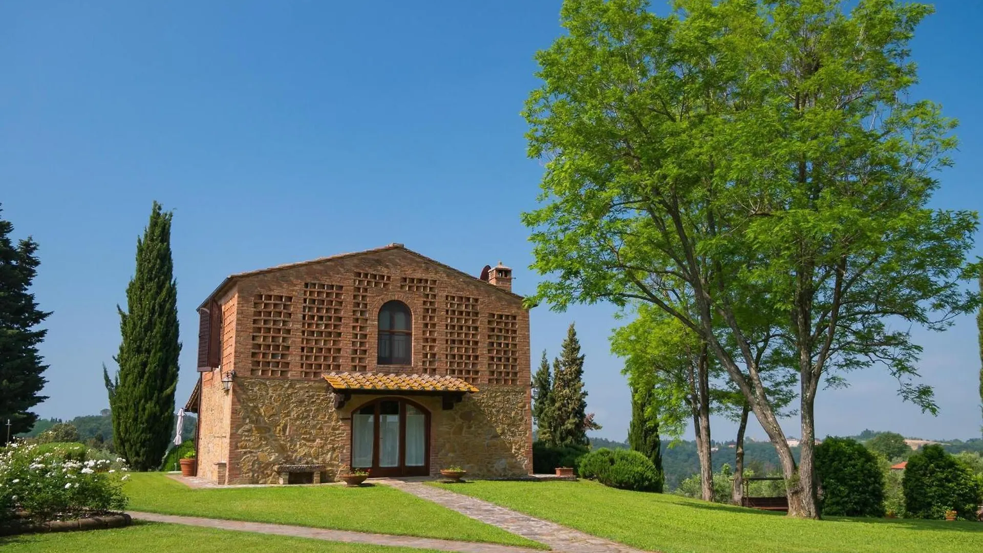 Panoramic Villa With Terrace And Swimming Pool Montaione 0*,